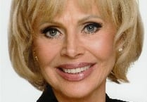 Movie Legend Britt Ekland Arrives In Abergavenny