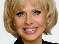 Movie Legend Britt Ekland Arrives In Abergavenny