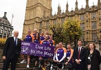 Family and friends cycle from London to Paris in memory of Mags