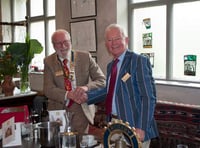 New president installed at Abergavenny Rotary