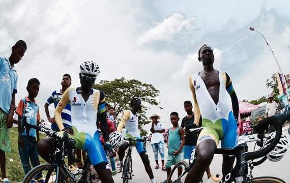Team Rwanda ride into town from the “land of a thousand hills ...