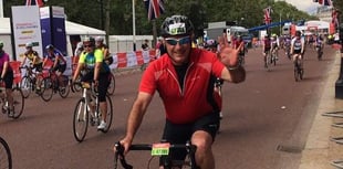 Local dentist hops on his bike in the name of James and charity