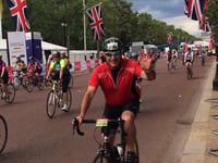 Local dentist hops on his bike in the name of James and charity