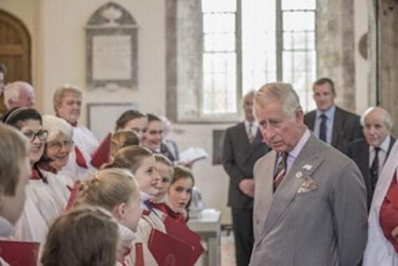 Prince Charles visits Abergavenny
