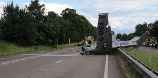 Investigation into light aircraft crash on A40