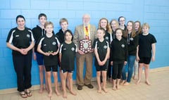 Rotary Swimathon award for Abergavenny Swimming Club