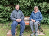 Homemakers charity hand over bench to Friends of Linda Vista Gardens