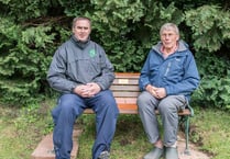 Homemakers charity hand over bench to Friends of Linda Vista Gardens