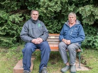 Homemakers charity hand over bench to Friends of Linda Vista Gardens