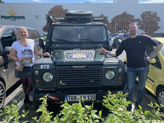 The German 'Knights of the Island' cruise into town
