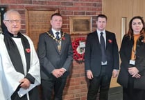 Armistice Day ceremony at County Hall commemorates the fallen