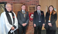 Armistice Day ceremony at County Hall commemorates the fallen