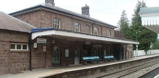 Emergency services at scene of incident at Abergavenny Railway station