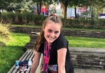Teen Tatjana makes marathon effort for disaster zone