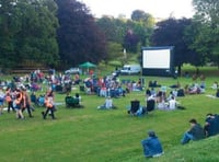 Abergavenny's open air cinema debut