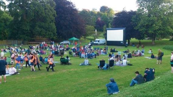 Abergavenny's open air cinema debut