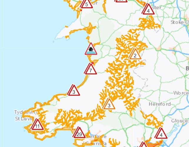 Flood warnings