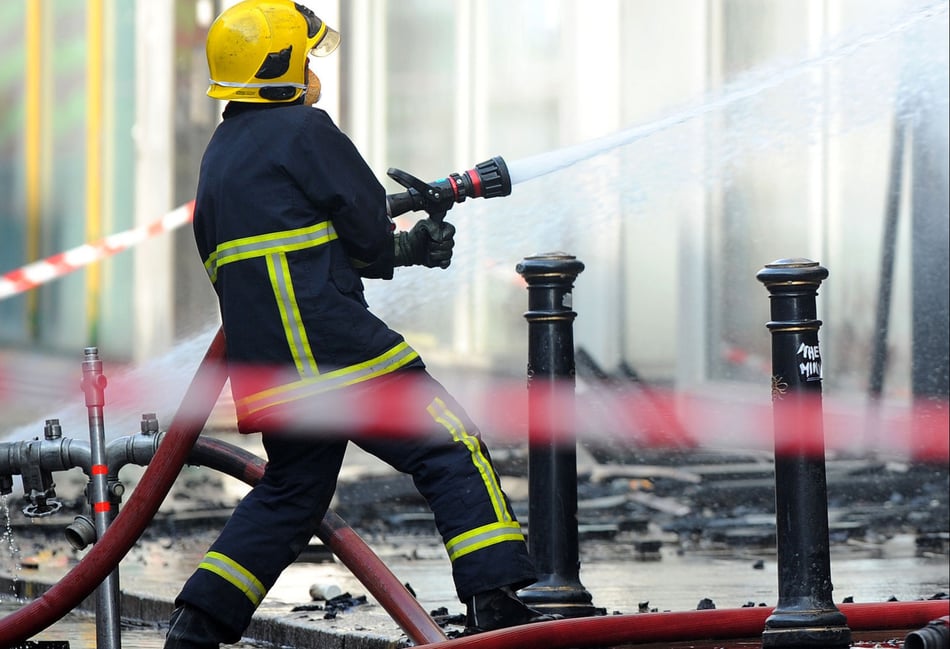 Warning issued as firefighters tackle blaze near Abergavenny 