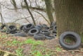 Tyre-some behaviour from litter yobs