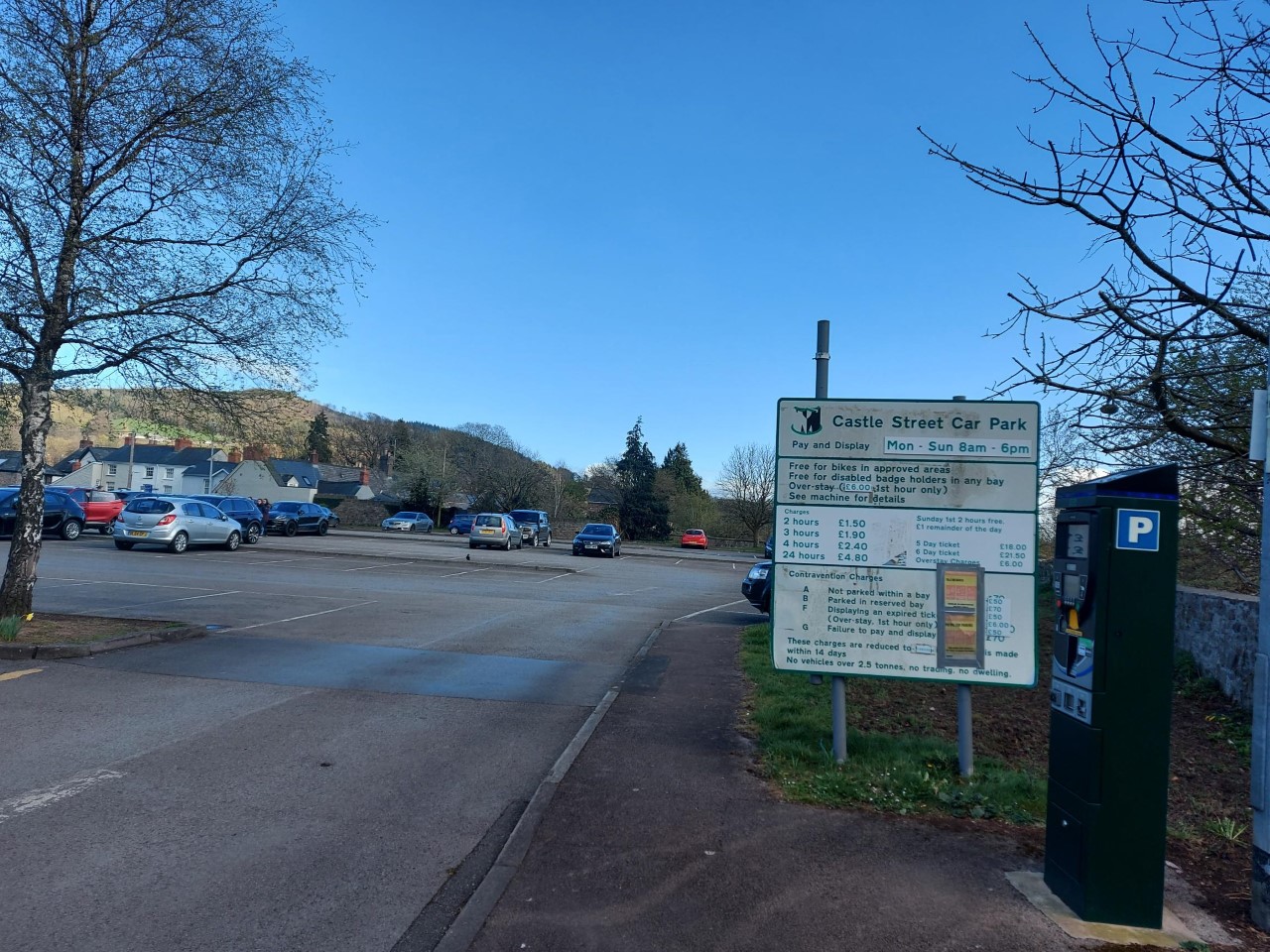 Council to plant new trees and wildflowers in Abergavenny car park