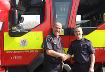Firefighter Martin’s farewell after 40 years in the service
