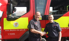 Firefighter Martin’s farewell after 40 years in the service