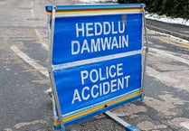 Road closed near Nevill Hall Hospital following accident