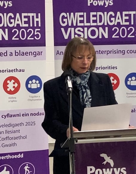 Dr Caroline Turner At The 2021 Senedd Elections Count 