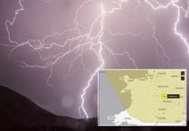 Thunderstorm warning for much of Wales
