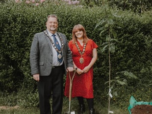 Jubilee celebrations begin with commemorative tree planting