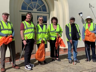 Local councillors lead litterpick