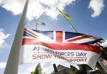 Flag raised to mark Armed Forces Day