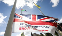 Flag raised to mark Armed Forces Day
