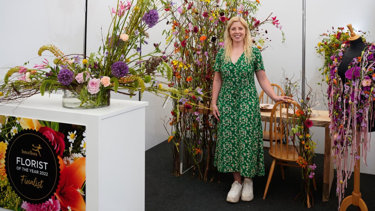 Florist blooms in final of national competition