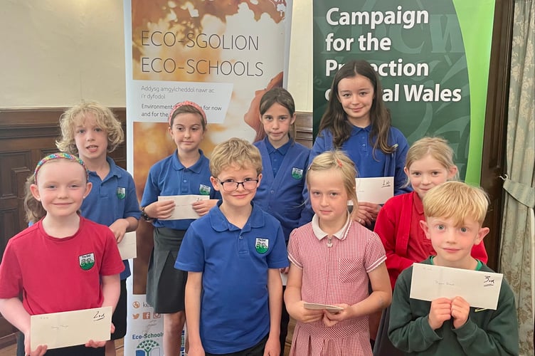 Primary school winners of CPRW awards