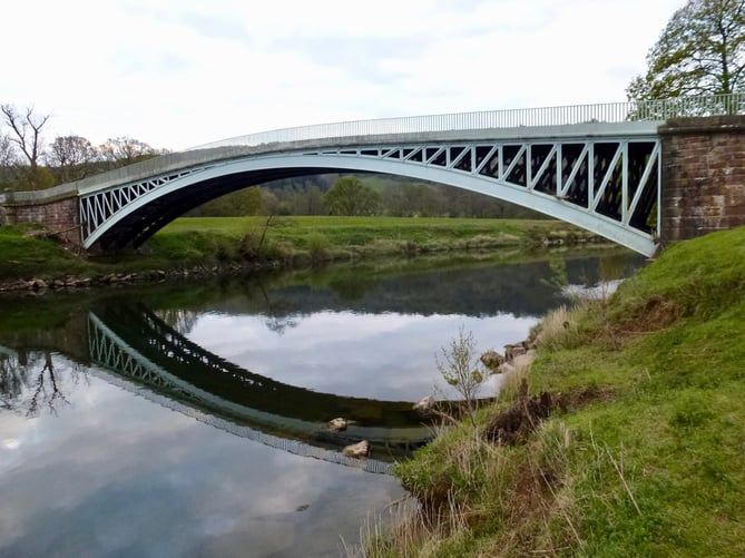 Bigsweir Bridge on the river Wye
