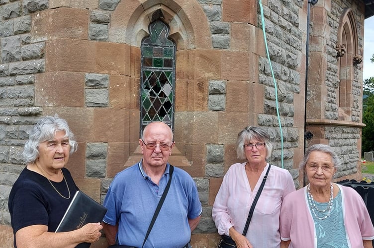 Llanfoist Chapel vandalism