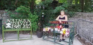 Anger and upset at bench vandals