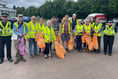 Members of Keep Abergavenny Tidy to monitor hotspots for anti -litter survey