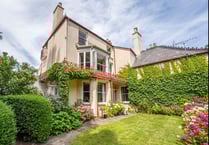You could own this 1700s house that comes with stained glass windows