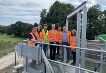 Local politicians visit Raglan wastewater treatment works 