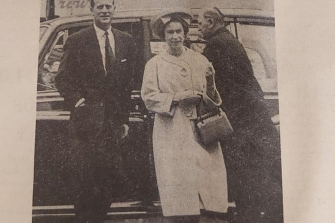 Queen and Duke arrive in Abergavenny