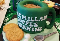 Macmillan coffee morning at Raglan church