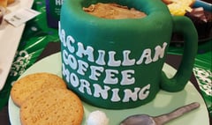 Macmillan coffee morning at Raglan church