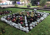 Bailey Park volunteers thank Abergavenny Garden Centre