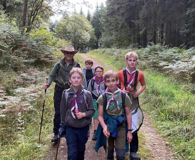 Award for Aber scout group