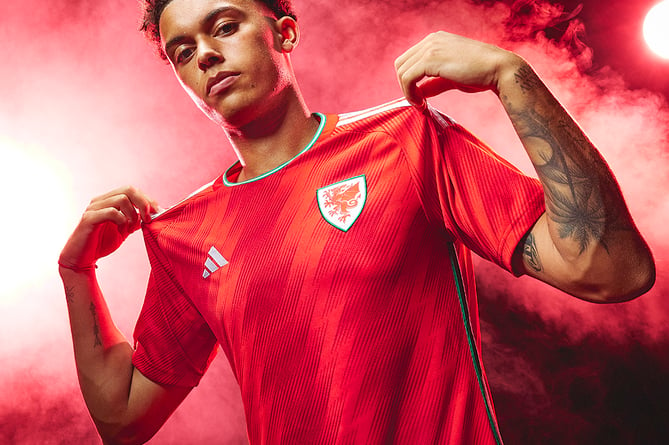 The Wales World Cup football kit