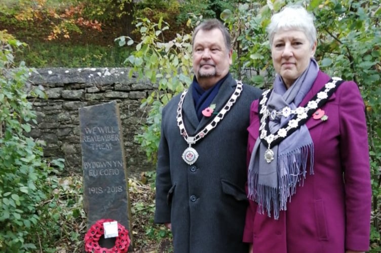 Mayor and Mayoress of Abergavenny 
