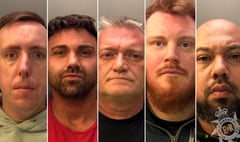 Five sent to jail following drugs trial