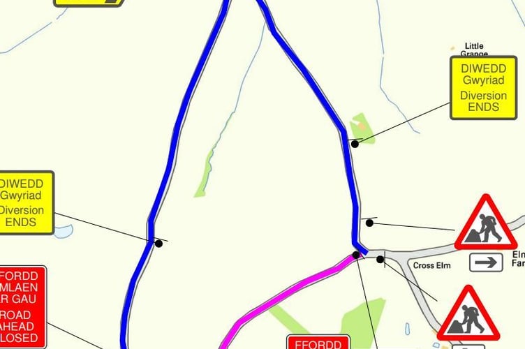 Diversion map